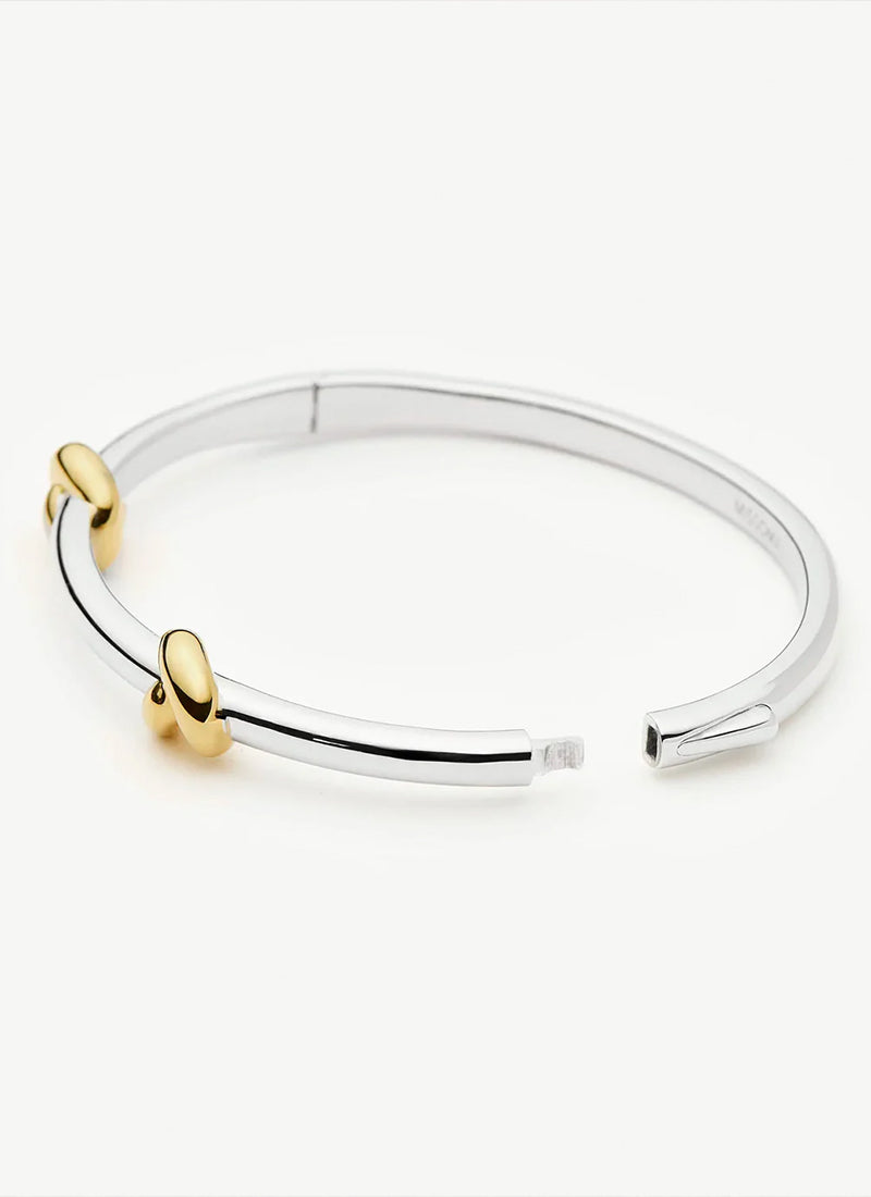 Missoma Lucy Williams Knot Hinged Bangle