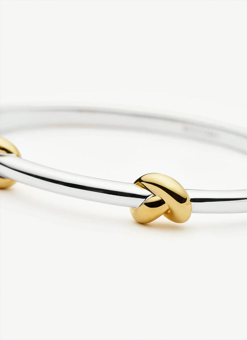 Missoma Lucy Williams Knot Hinged Bangle