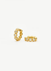 Tennis Small Hoop Earrings by Missoma