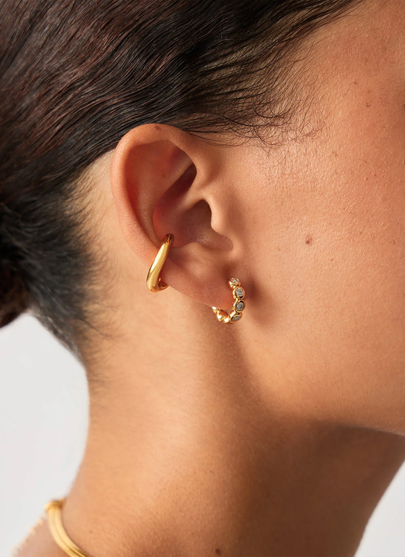 Tennis Small Hoop Earrings by Missoma
