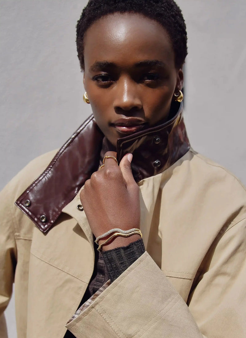  Molten Classic Hinged Bangle by MISSOMA at Andrews 