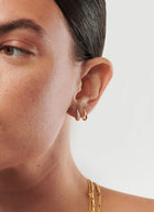 Missoma Pave Claw Huggie Earrings