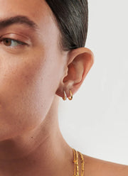 Missoma Pave Claw Huggie Earrings