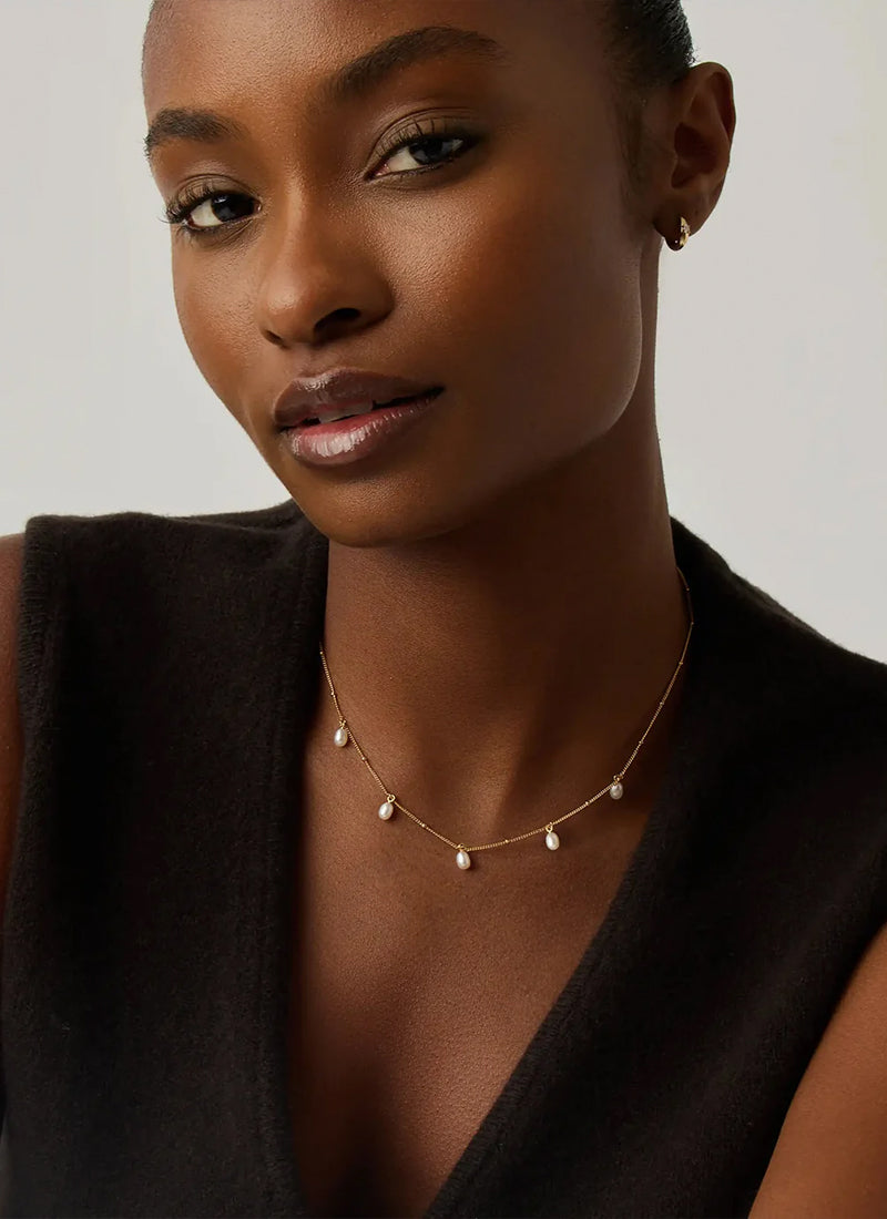 Pearl Baya Baroque Chain Choker by Missoma