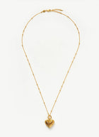 Missoma Ridge Heart Charm Pendant Necklace