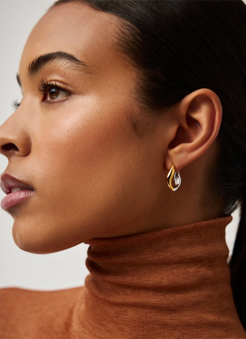  Savi Signature Small Hoop Earrings by Missoma at Andrews 