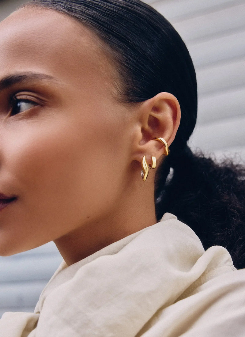  Savi Signature Small Hoop Earrings by Missoma at Andrews 