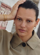 MISSOMA Tennis Medium Hoop Earrings Gold