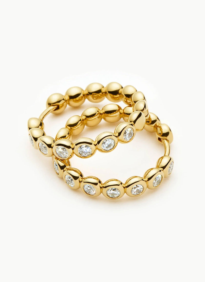 Tennis Medium Hoop Earrings by Missoma at Andrews