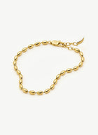 Molten Olive Chain Bracelet