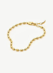 Molten Olive Chain Bracelet