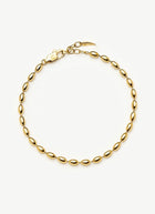 Molten Olive Chain Bracelet