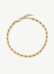 Molten Olive Chain Bracelet