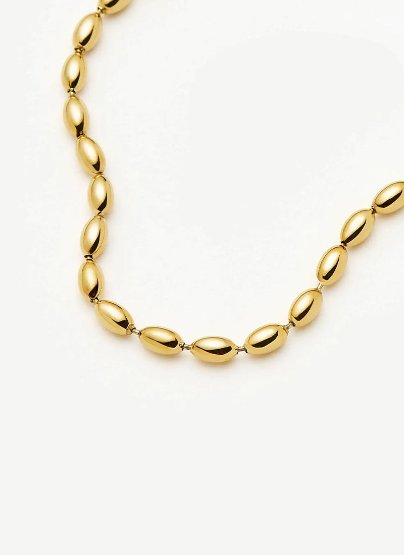 Molten Olive Chain Bracelet