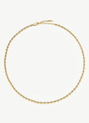 Molten Olive Chain Necklace