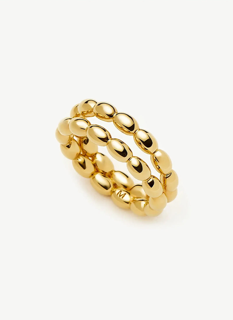 Molten Olive Stacking Ring