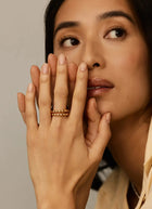 Molten Olive Stacking Ring