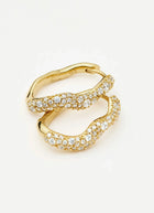 Molten Snow Small Hoop Earrings