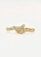 Molten Snow Small Hoop Earrings