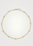 Molten Tear Drop Multi Charm Necklace