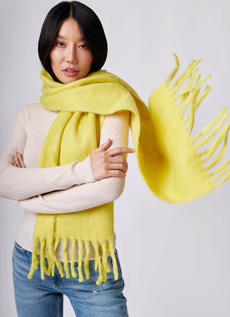 Moment by Moment Solid Wool Scarf