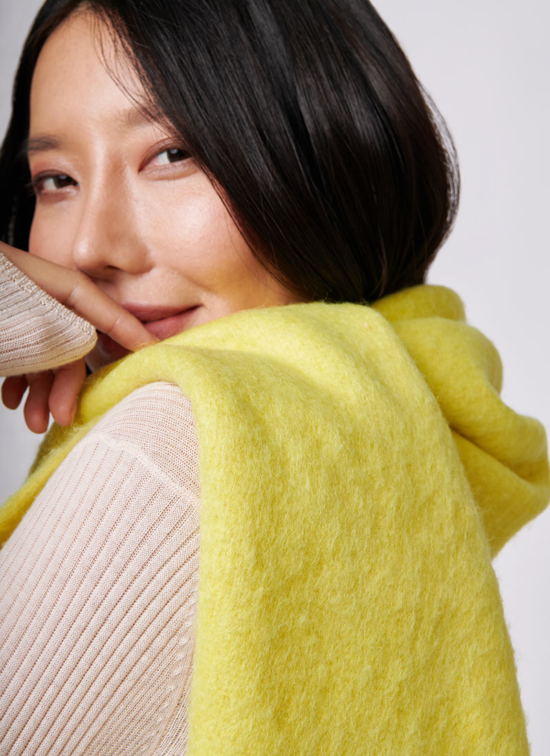 Moment by Moment Solid Wool Scarf