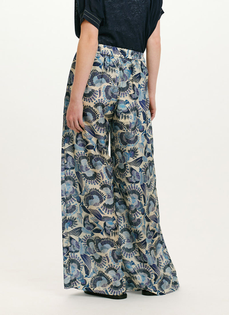 Momoni Aspen Fluid Print Trouser