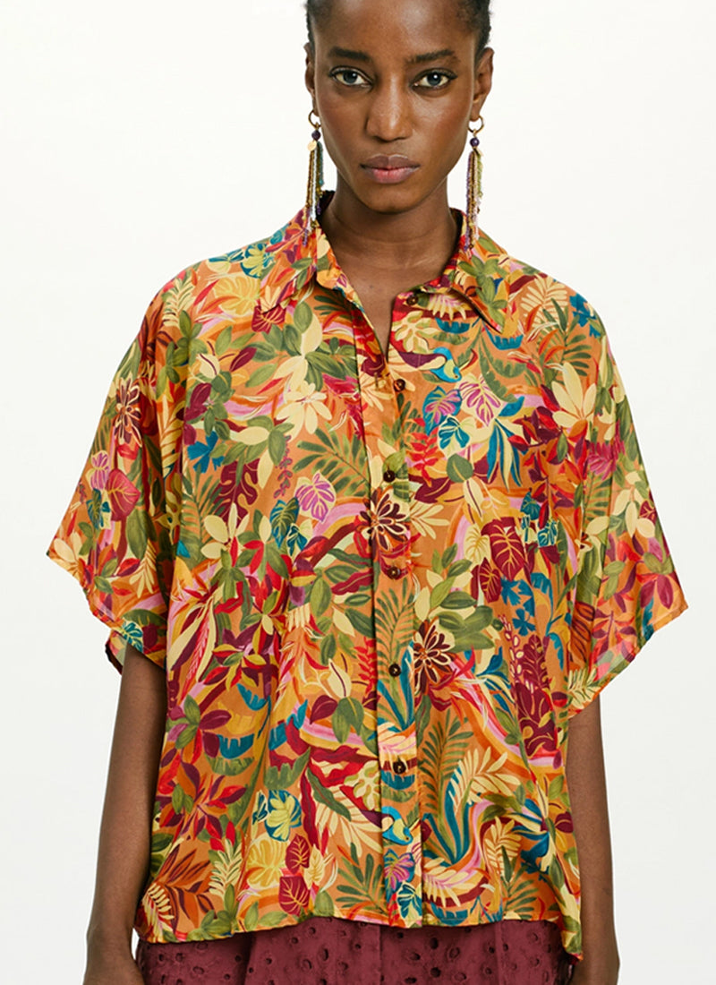 Momoni Brooklyn Printed Short Sleeve Shirt