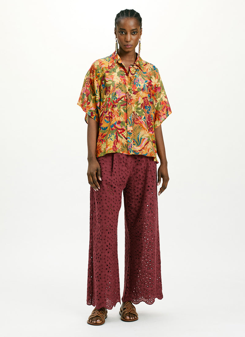 Momoni Brooklyn Printed Short Sleeve Shirt