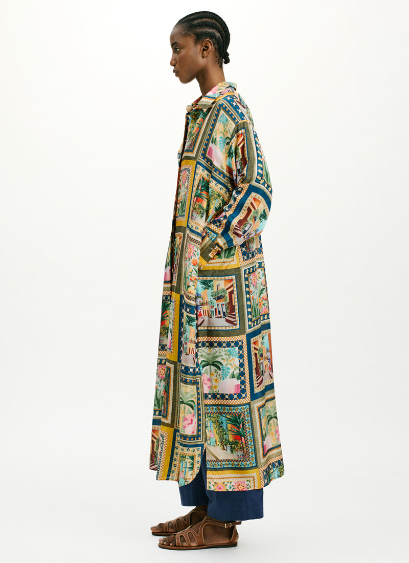 Momoni Jau Printed Longsleeve Dress
