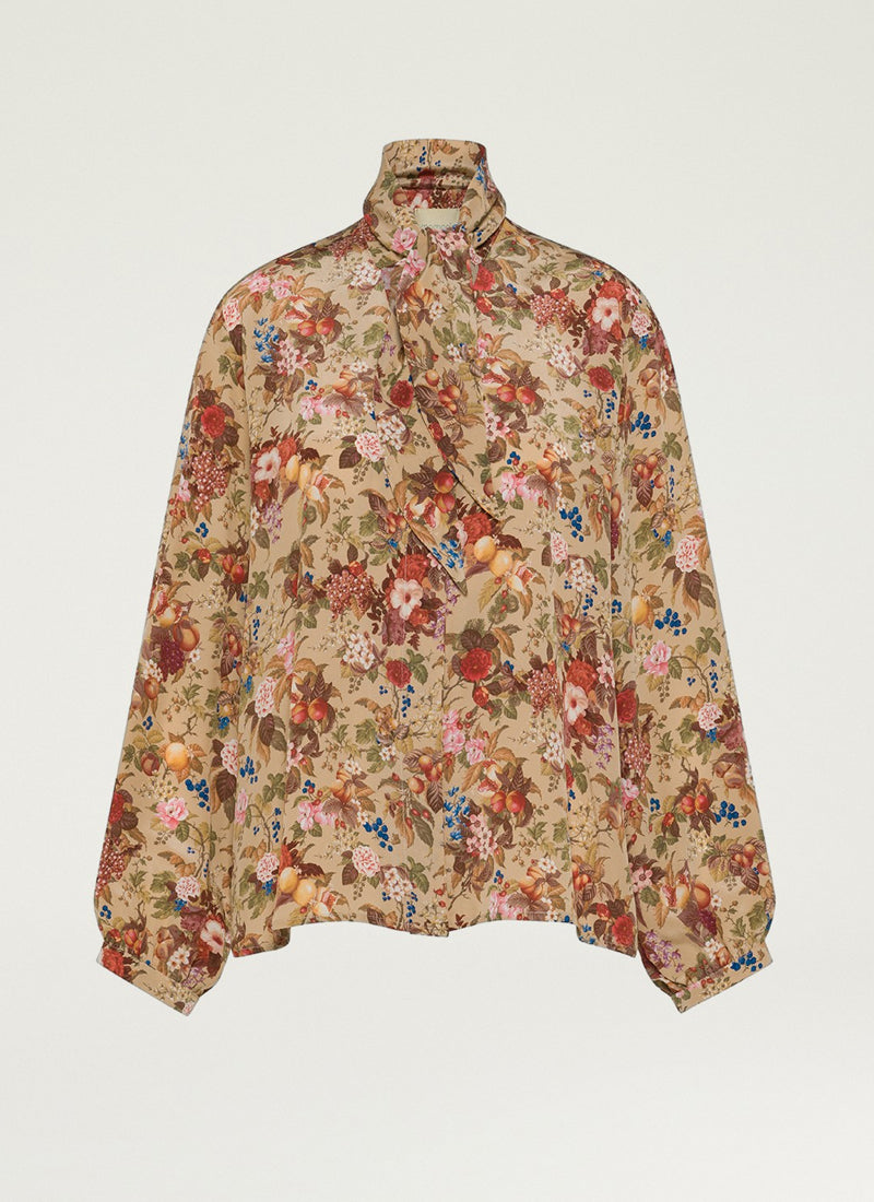 Momoni Mary Crepe Floral Shirt