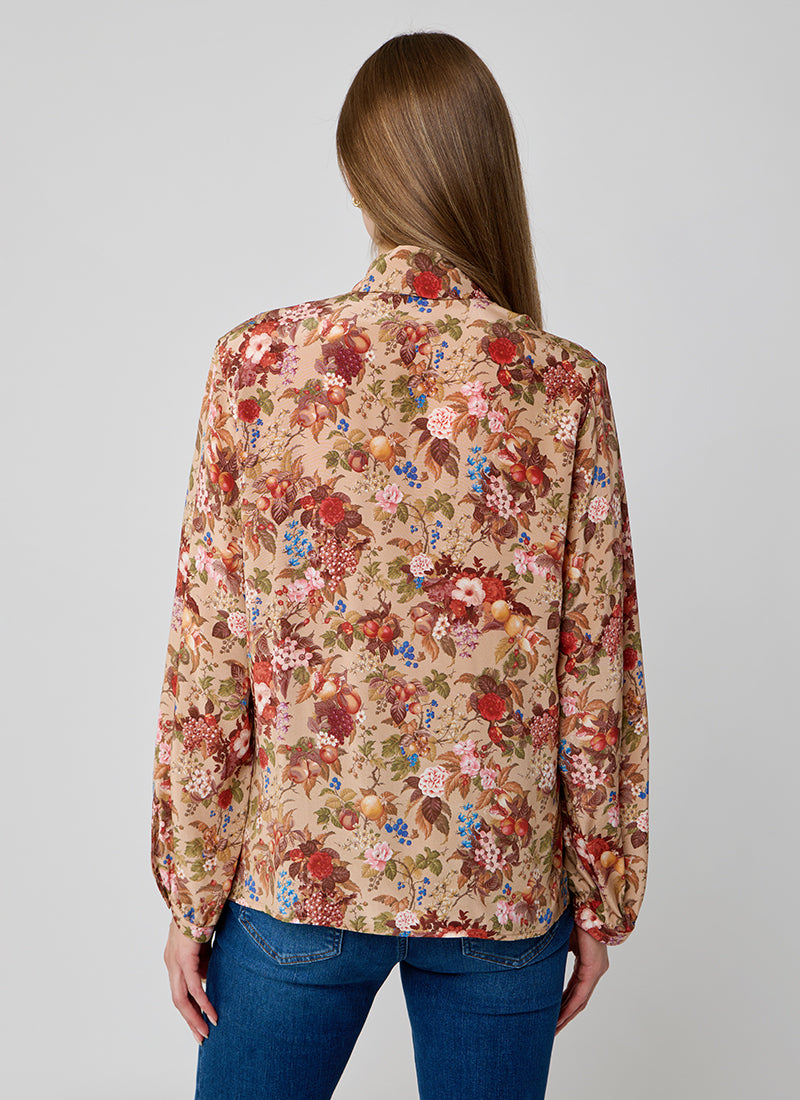 Momoni Mary Crepe Floral Shirt