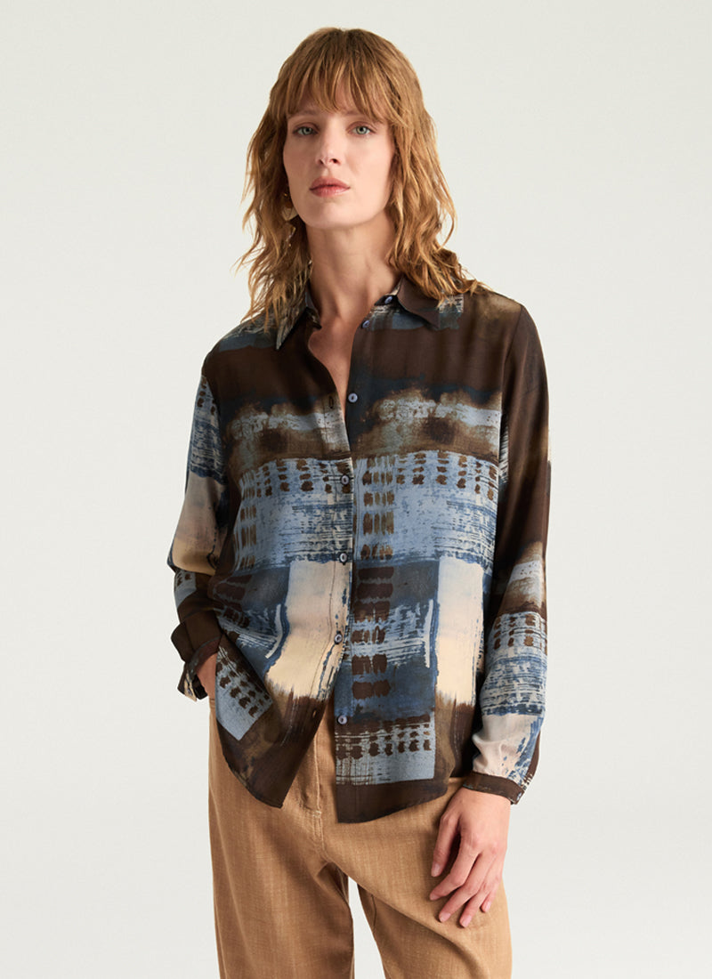 Momoni Meudon Crepe Shirt