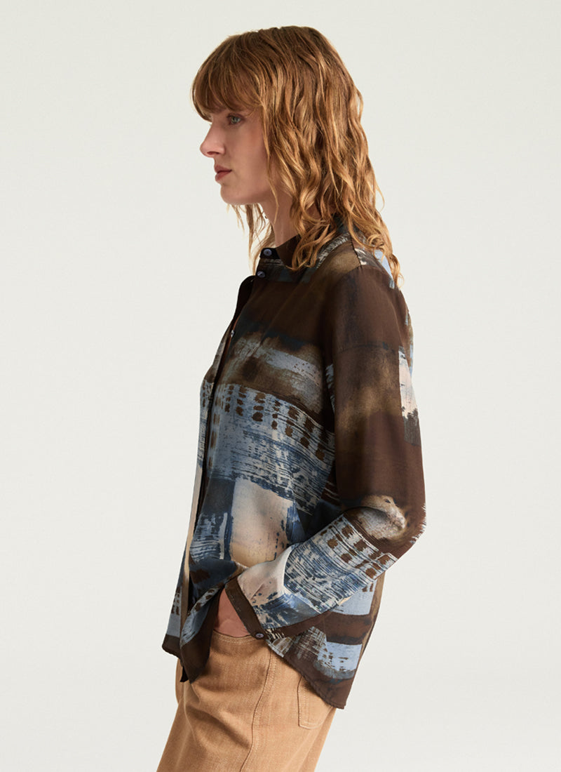 Momoni Meudon Crepe Shirt