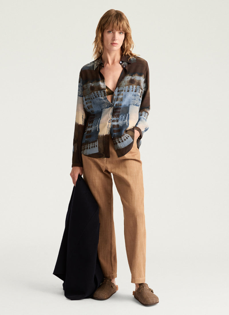 Momoni Meudon Crepe Shirt
