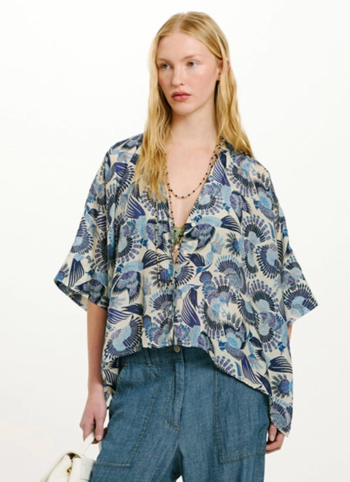 Momoni Paha Printed Short Sleeve Shirt