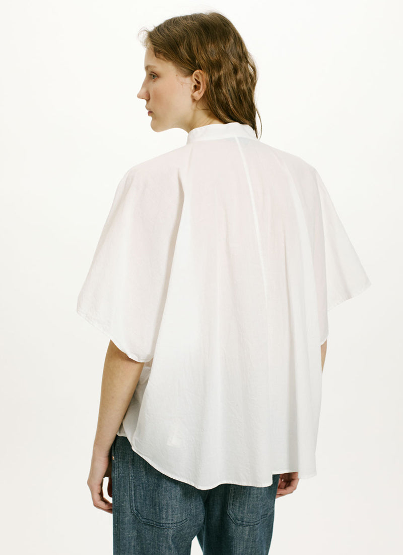 Momoni Berenice Ruffle Short Sleeve Blouse