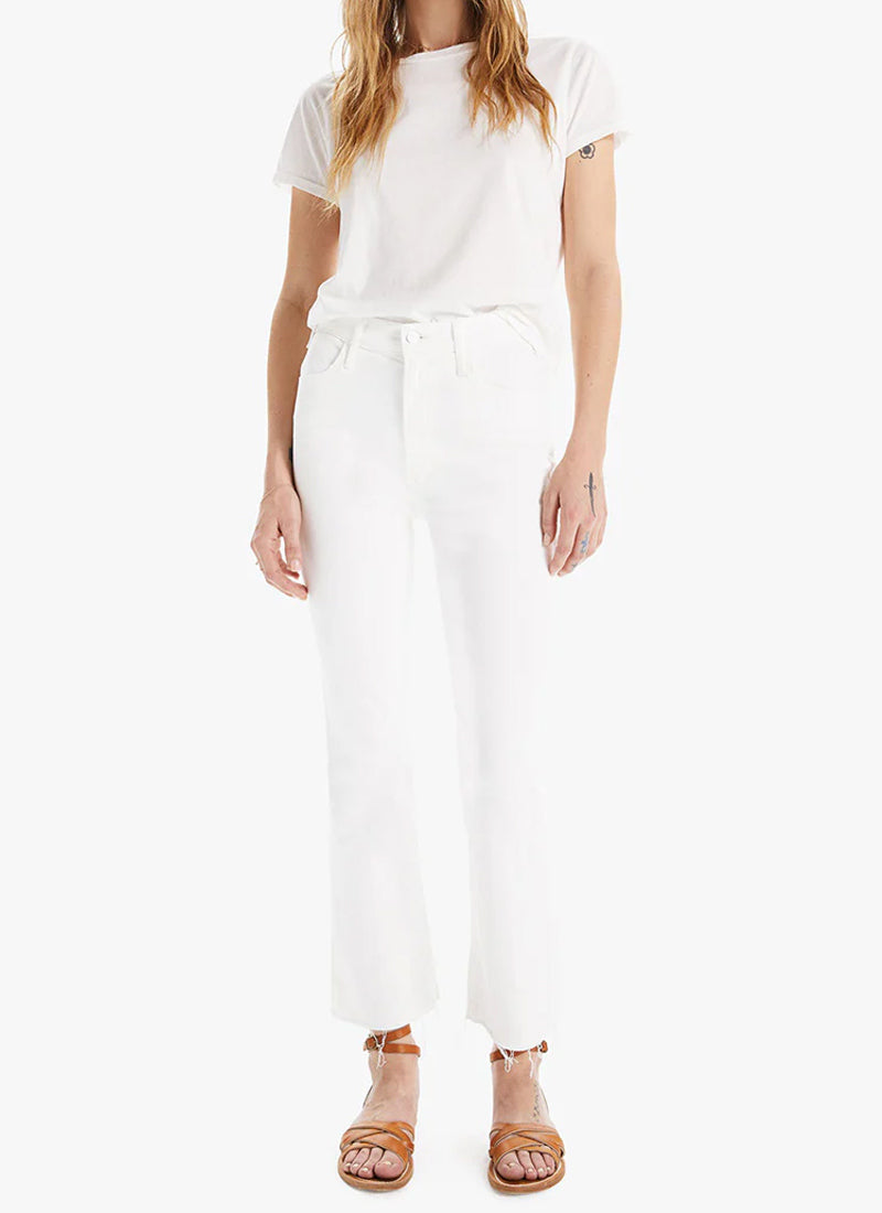 MOTHER The Hustler Ankle Fray Jeans