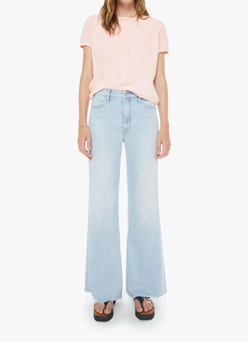 MOTHER The Hustler Roller Skimp Fray Jeans