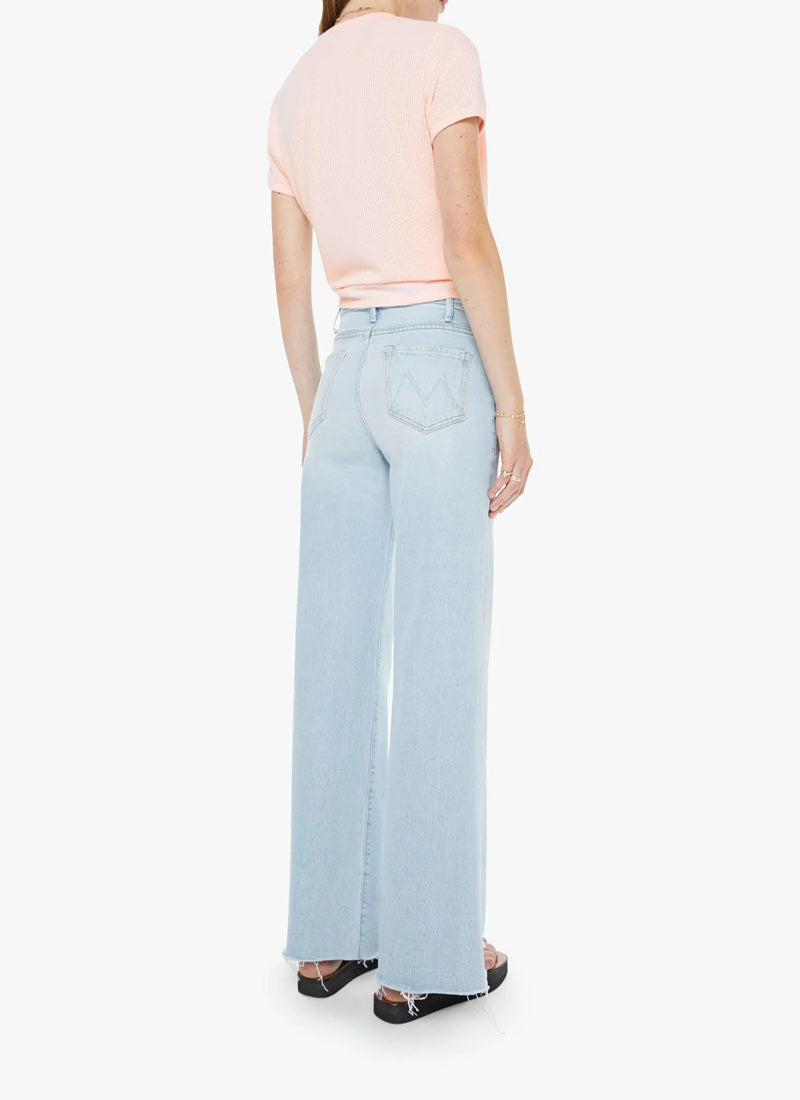 MOTHER The Hustler Roller Skimp Fray Jeans