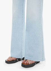 MOTHER The Hustler Roller Skimp Fray Jeans