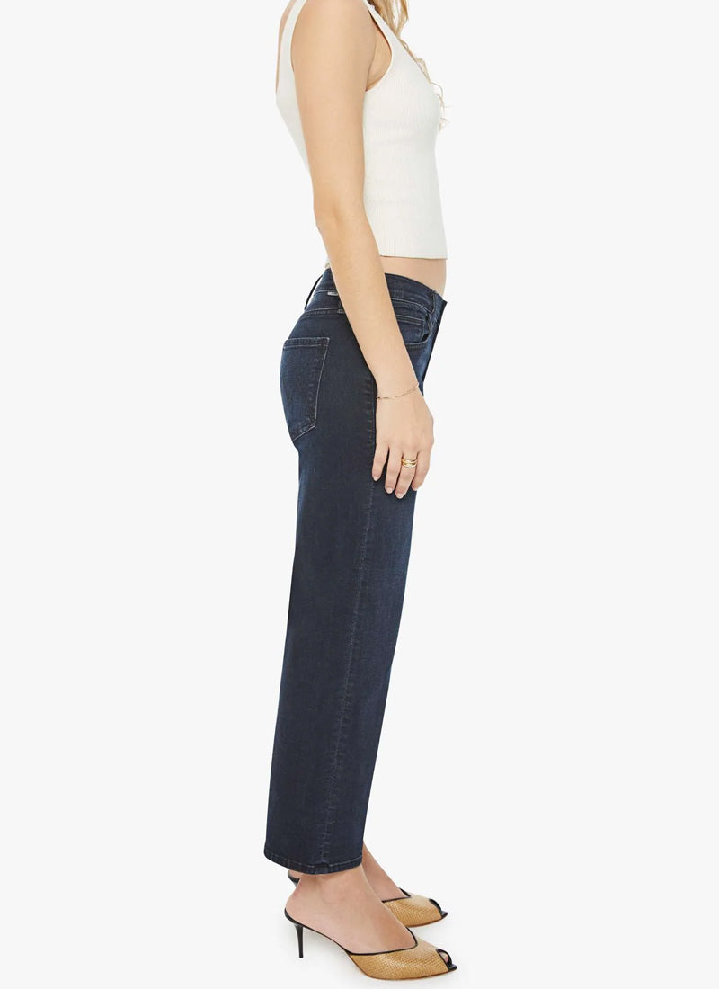 MOTHER PETITES The Lil' Mid Rise Zip Rambler Jeans