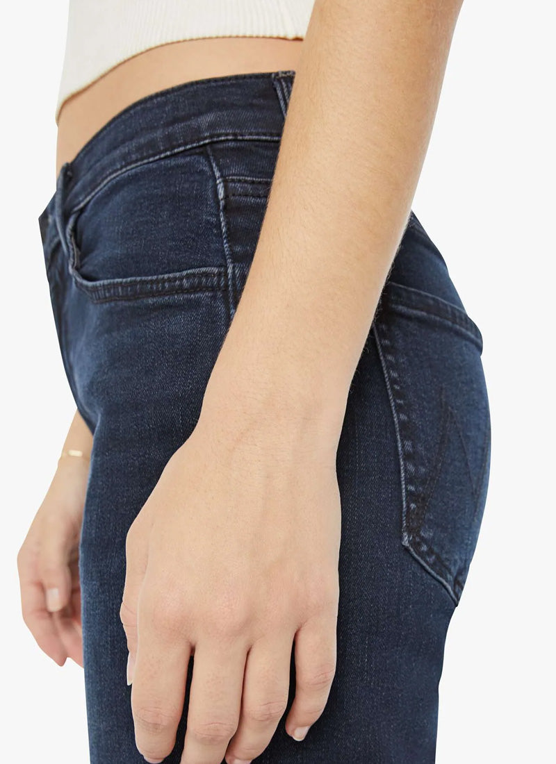 MOTHER PETITES The Lil' Mid Rise Zip Rambler Jeans