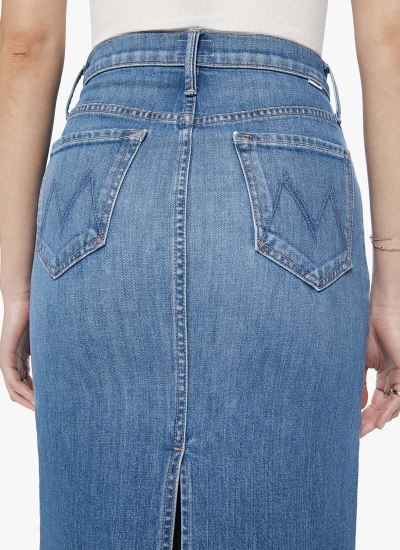 Mother The Pencil Pusher Denim Skirt