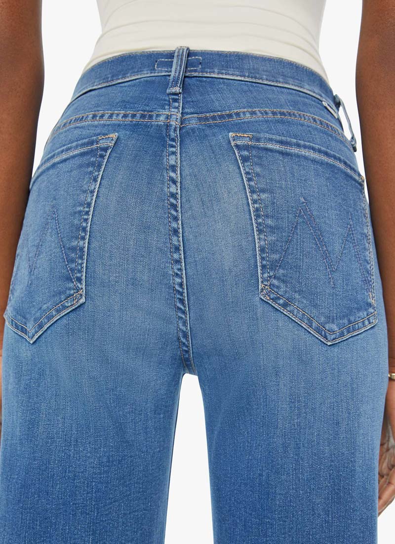 MOTHER The Rambler Zip Sneak Jeans