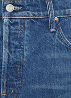 MOTHER The Delinquent Button Ankle Wide Leg Jeans