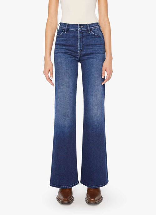 MOTHER The Hustler Roller Sneak Wide Leg Jeans