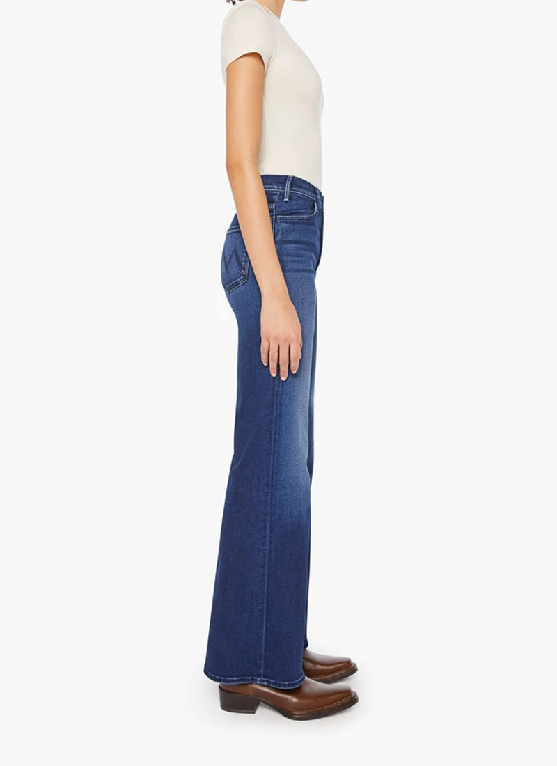 MOTHER The Hustler Roller Sneak Wide Leg Jeans