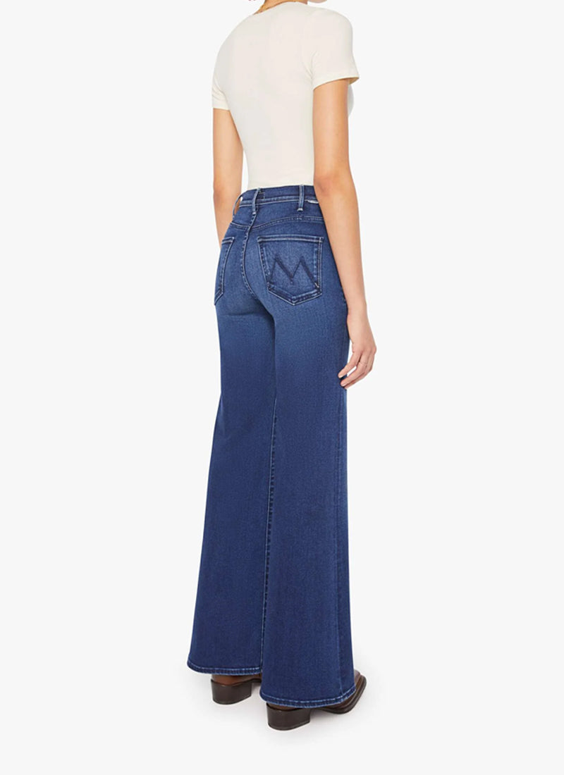 MOTHER The Hustler Roller Sneak Wide Leg Jeans