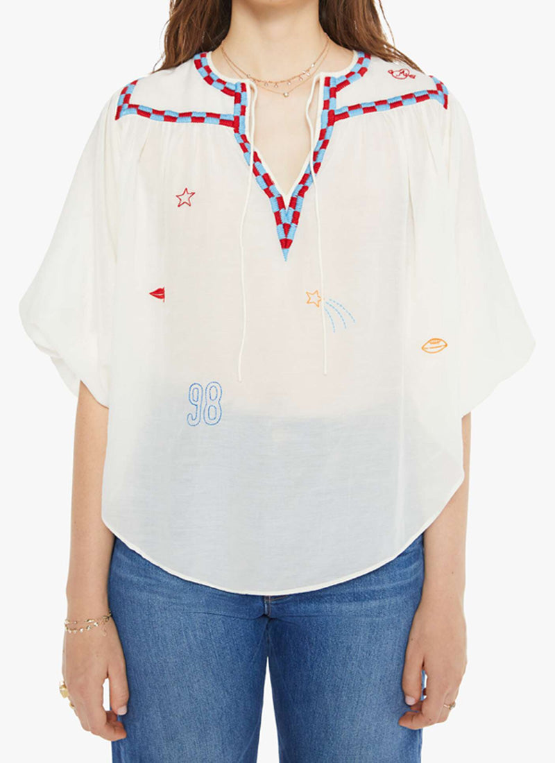 MOTHER The Breeze Yoke Top